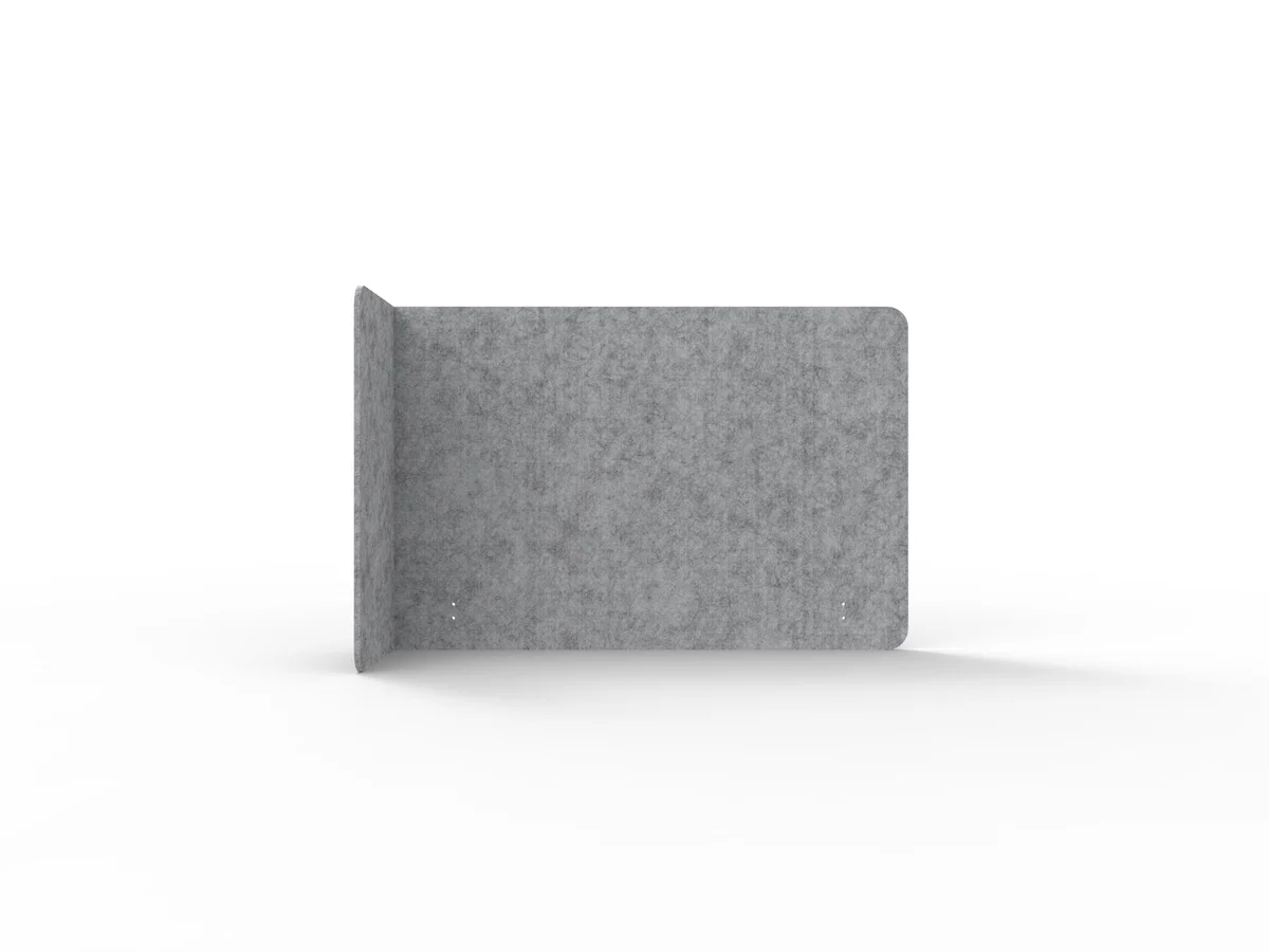 RL Acouline  Quarter Left End Wrap Screen for Workstation