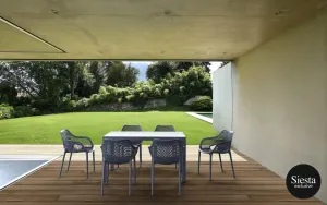 FL 7 Piece Dining Setting with Air XL Armchair thumbnail 3