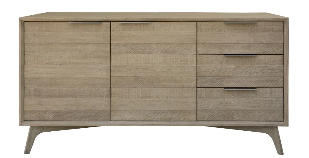 VI Larsen Solid Timber 2 Door 3 Drawer Buffet