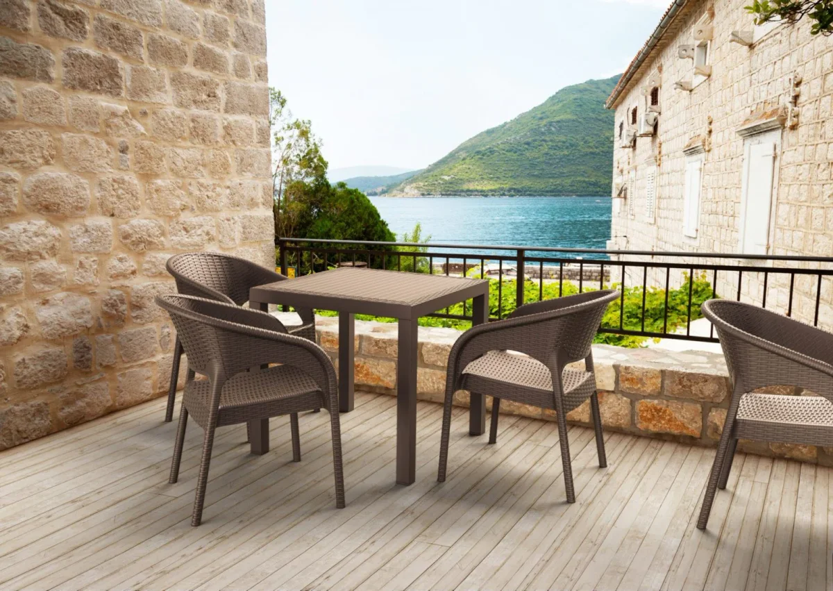 FL Panama Hospitality Outdoor Stackable Armchair