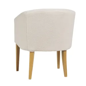 SH Soweto Fabric Upholstered Timber Leg Club Chair thumbnail 2