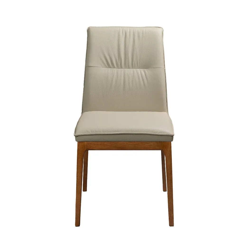 VI Atherton Leather Dining Chair with Tiber Legs