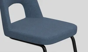 OL Elaro Fabric Upholstered Metal Leg Breakout High Chair thumbnail 4