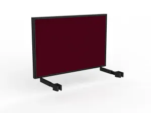 OL Studio Deskmount Screen for Agile Individual Desk – Breath Fabric Black Frame thumbnail 15