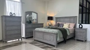 BT Pasadena King & Queen Beds-Aged Black & Grey Sonoma thumbnail 5