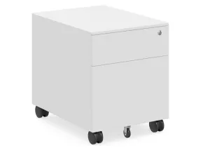DD Lunar Metal 1 Drawer 1 File Mobile Pedestal thumbnail 1