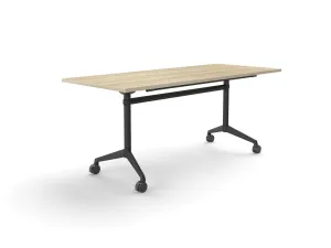 OL Modulus Flip Table with Rectangle Top All Black Frame thumbnail 12
