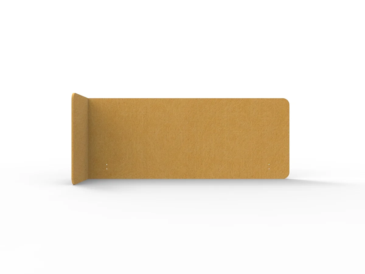 RL Acouline  Quarter Left End Wrap Screen for Workstation