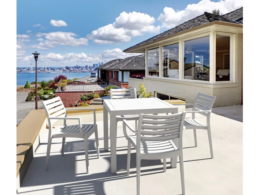 FL Ares Hospitality Outdoor Dining Table thumbnail 8