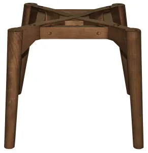 EZ Albury Walnut Colour Metal Leg Upholstered Hospitality Dining Armchair thumbnail 5