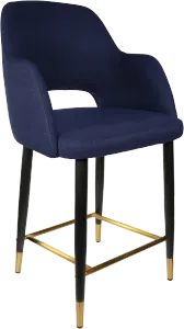 FL Sorbet Fabric Upholstered Metal Leg Hospitality Counter Stool thumbnail 3