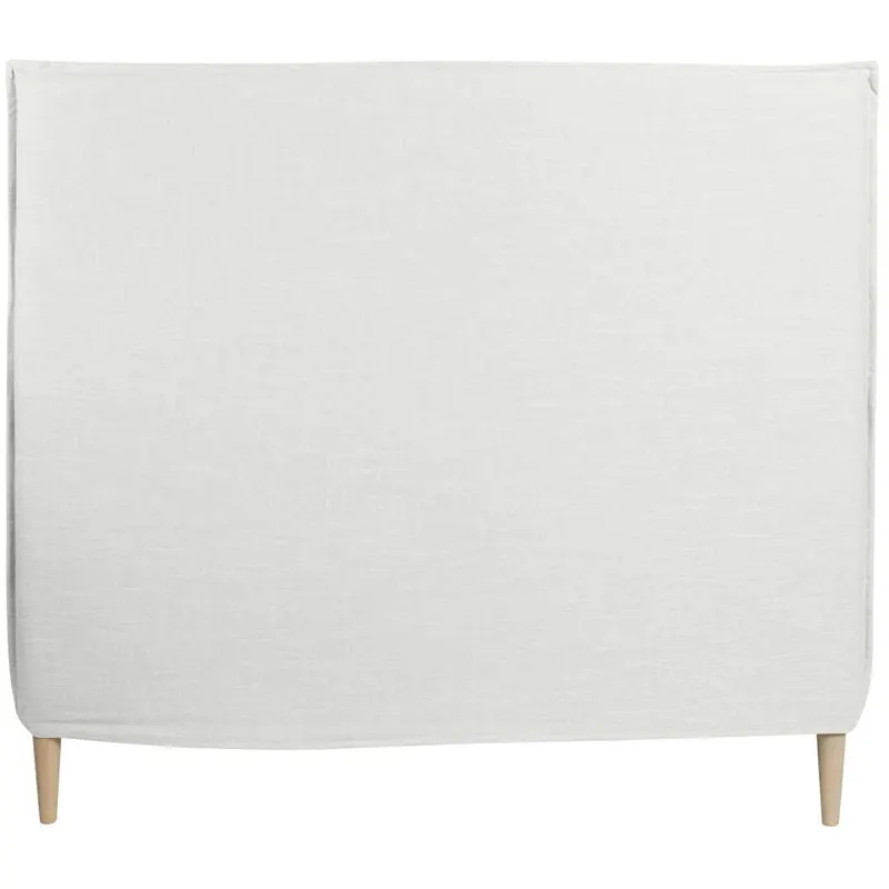 SH Soweto Fabric Upholstered Tufted King Beadhead - Ivory