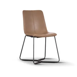 VI Stanwell PU Leather Upholstered Metal Legs Dining Chair thumbnail 2