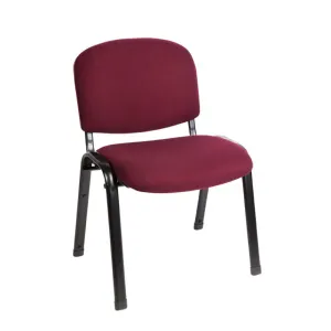 MA Joshua Fabric or Vinyl Upholstered Metal Leg Visitor Chair thumbnail 1