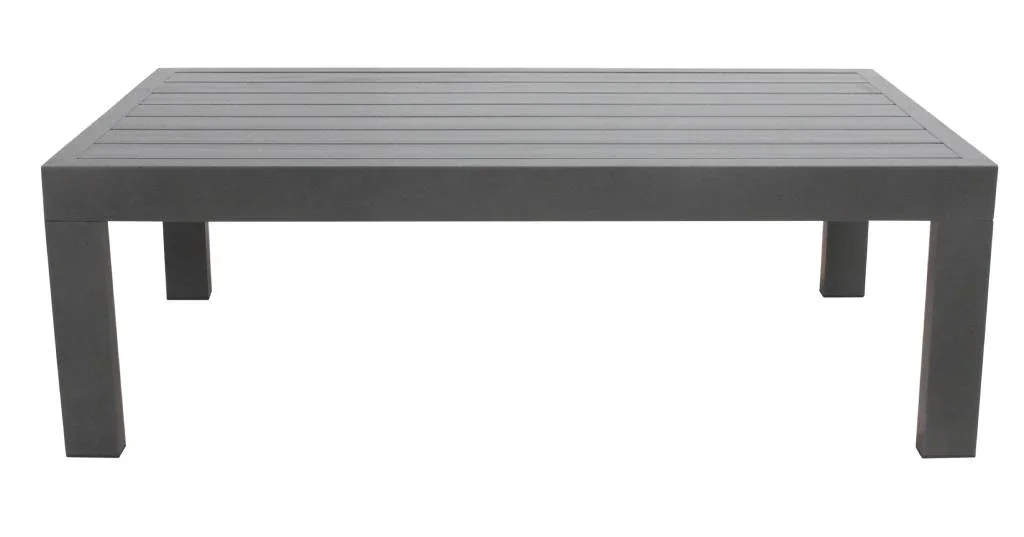 VI Artemis Aluminium Slatted Top Outdoor Coffee Table