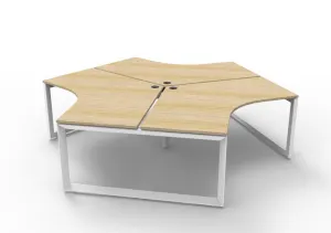 RL Infinity 120 Degree Loop Leg System Desk for 3 Users thumbnail 2