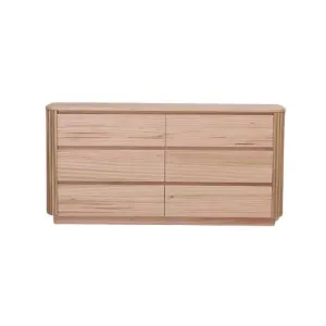 MD Spring Solid Timber 6 Drawer Low Chest thumbnail 1