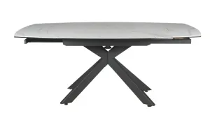 VI Kross Metal Leg Ceramic Top Extandable Dining Table thumbnail 1