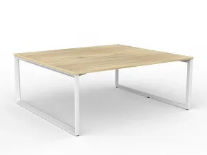 OL Anvil 2-User Double Sided Workspace – Oak Top with White Frame thumbnail 15