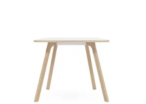DD Toro Metal Base Square High Meeting Table thumbnail 1