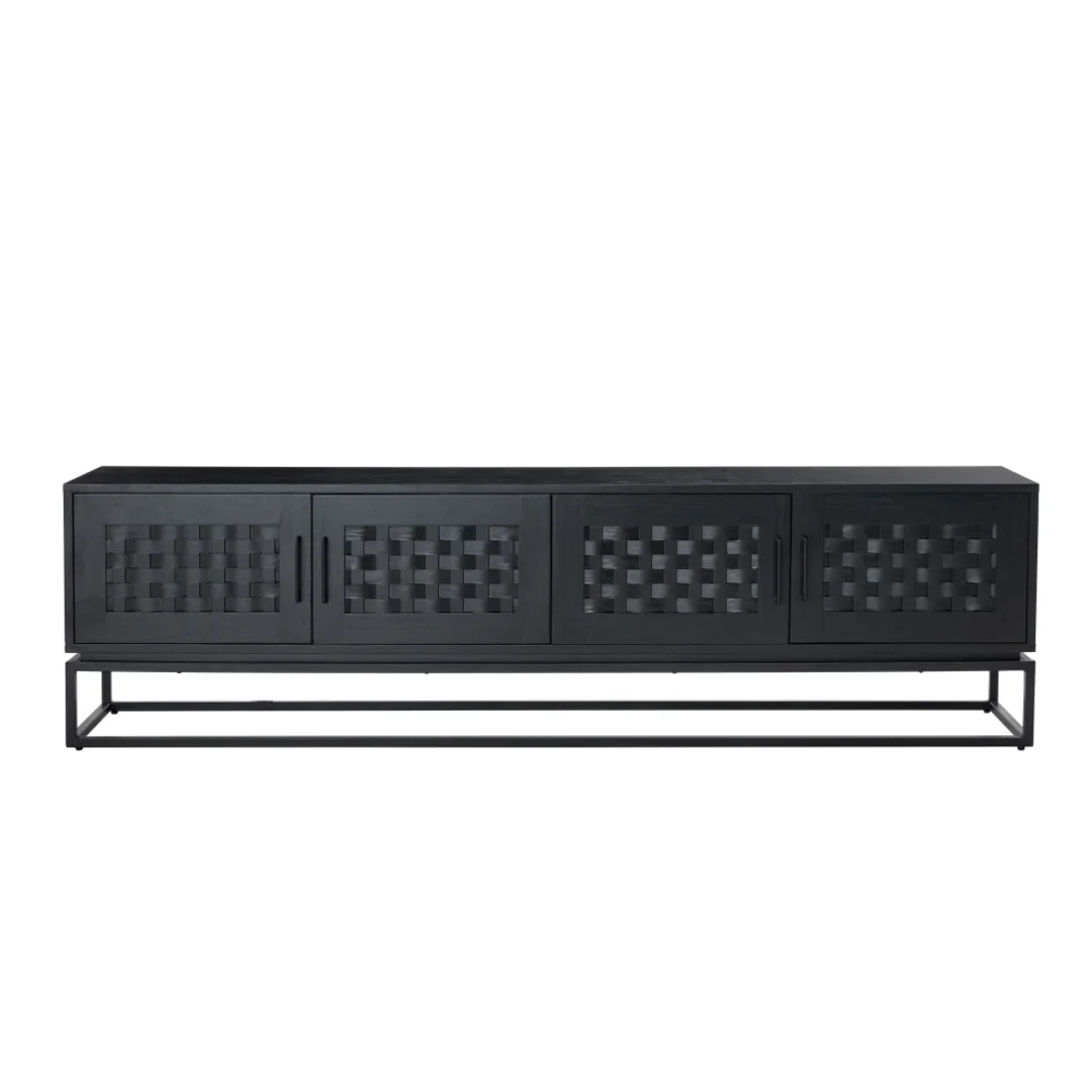 BT Brittania Metal Base 4 Door Entertainment Unit