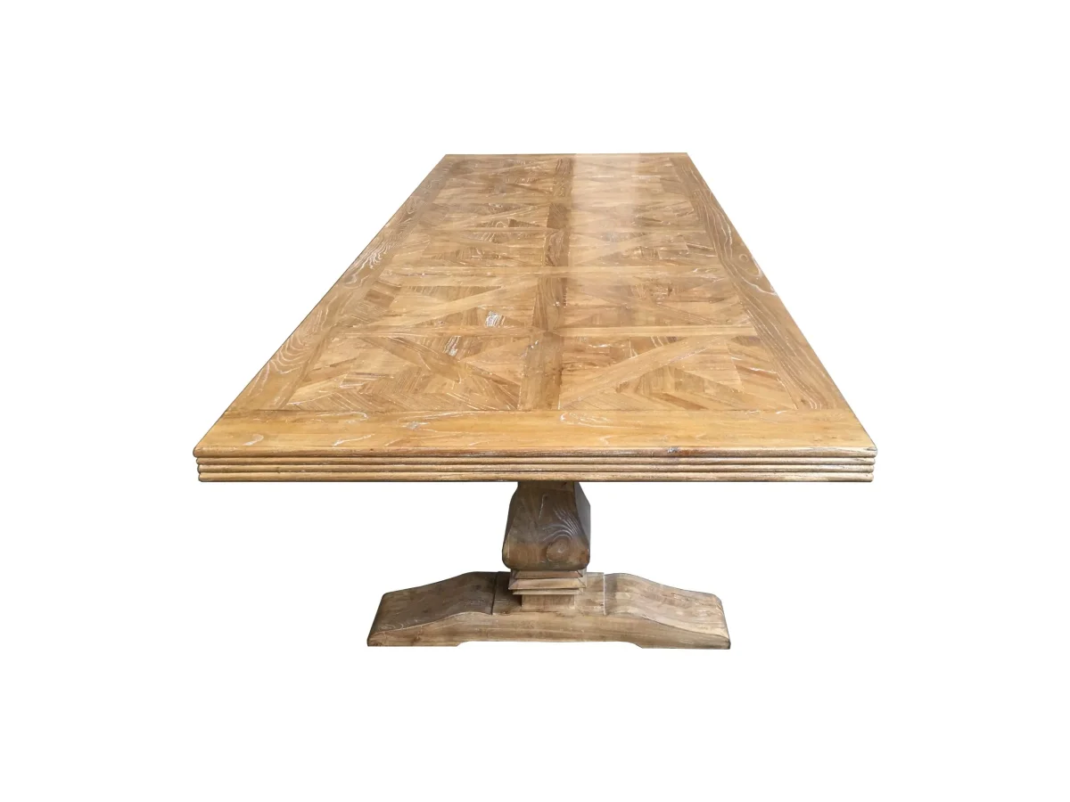 MF Kensington Solid Elm Timber Royal Dining Table