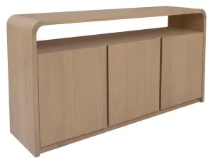 CT Gatsby Solid White Cedar Timber 3 Door Buffet thumbnail 5