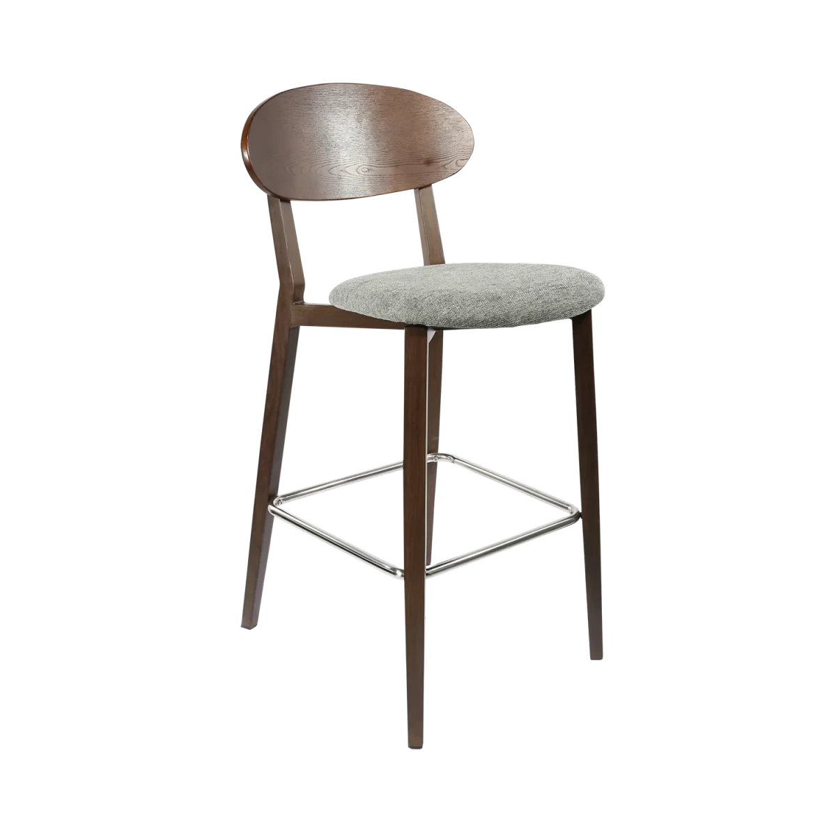 FL Atlanta Upholstered Seat Aluminium Frame Hospitality Barstool