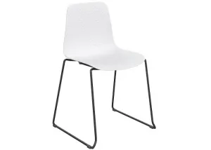 DD Emboss Stackable Sled Base Visitor Chair thumbnail 3