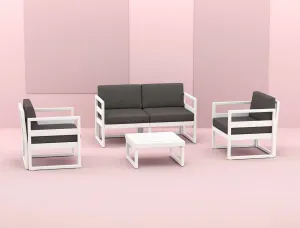 FL Mykonos Hospitality Outdoor 2 Seater Lounge with Cushion thumbnail 11