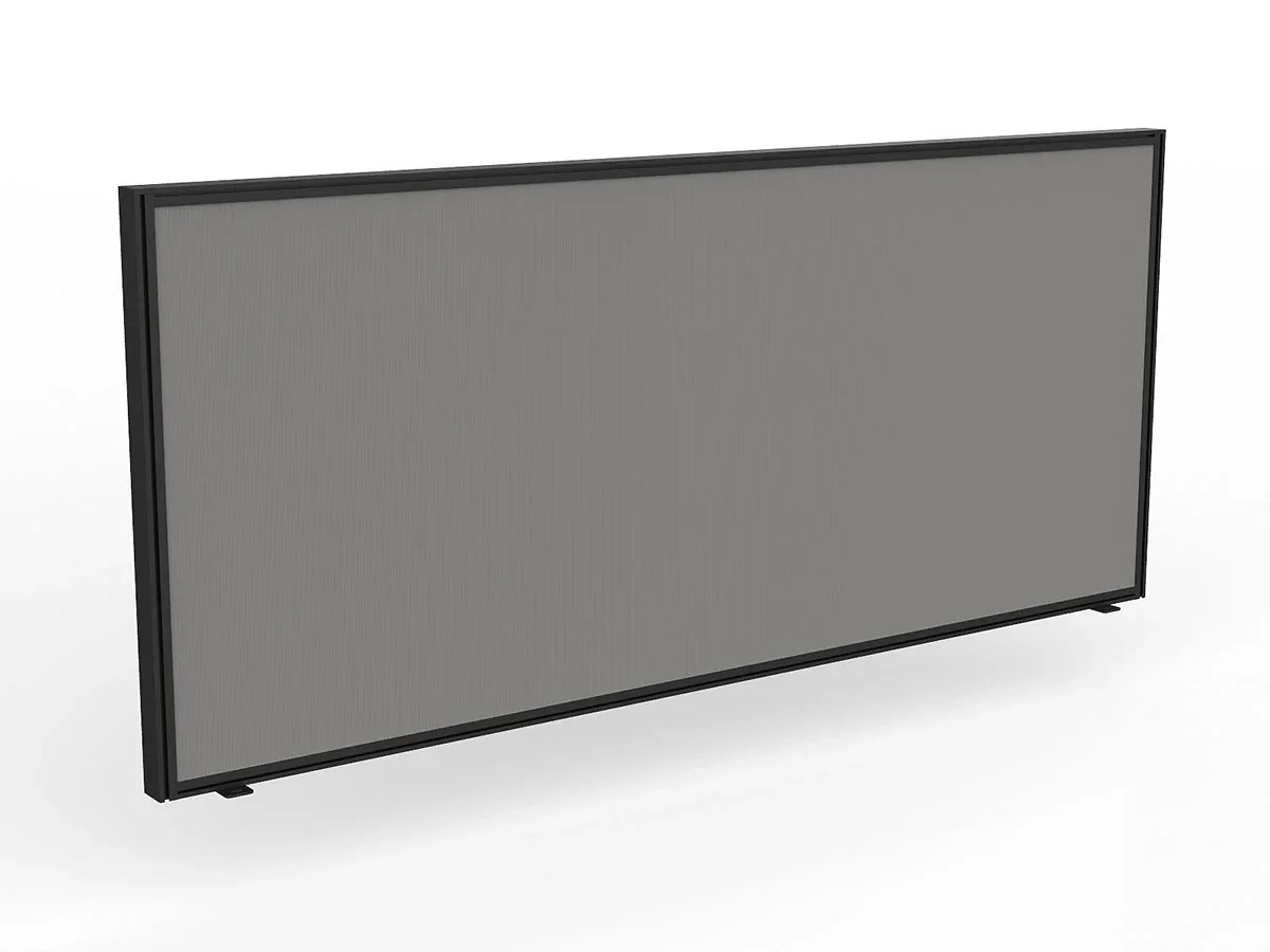 Ol Anvil Desk 4-User Double Sided Workspace with Breathe Screen & Black Frame Oak Top thumbnail 19