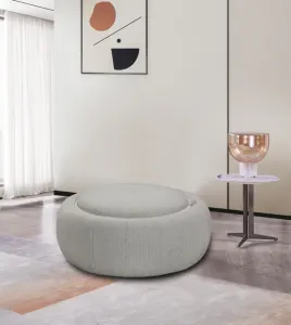 VI Cleo Fabric Upholstered Ottoman with Storage or Coffee Table thumbnail 3