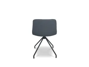 OL Smooth Fabric Upholstered Metal 4 Legs Breakout Chair thumbnail 5