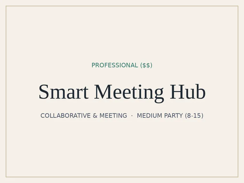 Smart Meeting Hub