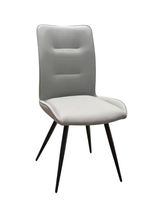 MD Norwest PU Upholstered Metal Leg Dining Chair