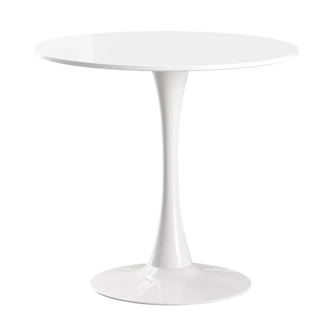 BT Tulip 80cm Diameter MDF Round Top Metal Base Dining Table