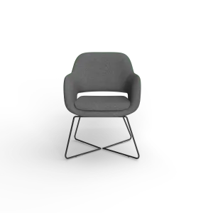 OL Elaro Fabric Upholstered Breakout Armchair thumbnail 2