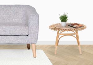 VI Kendall Rattan Round Side Table thumbnail 2