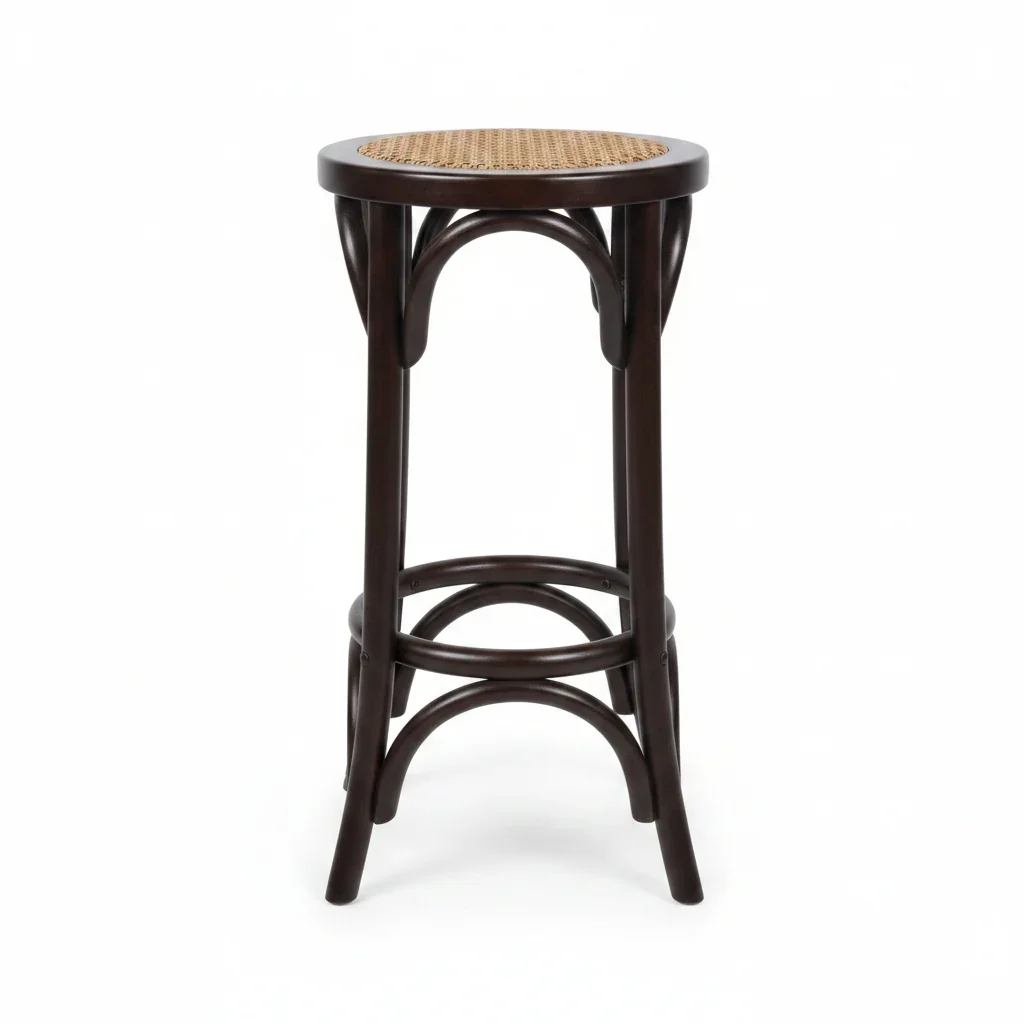 MF Rattan Seat Breakfast Stool