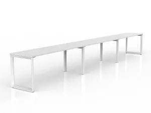 OL Anvil 3-User Workspace – White Top with White Frame thumbnail 8