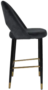 EZ STOOL CHEVRON 750 METAL BLACK BRASS thumbnail 6