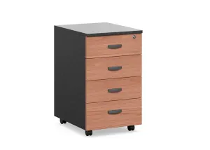 DD Accent 4 Drawer Mobile Pedestal thumbnail 2