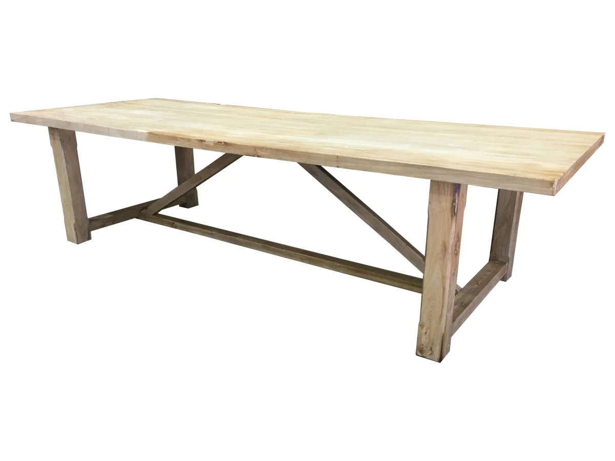 MF Leon Recycled Solid Timber Dining Table