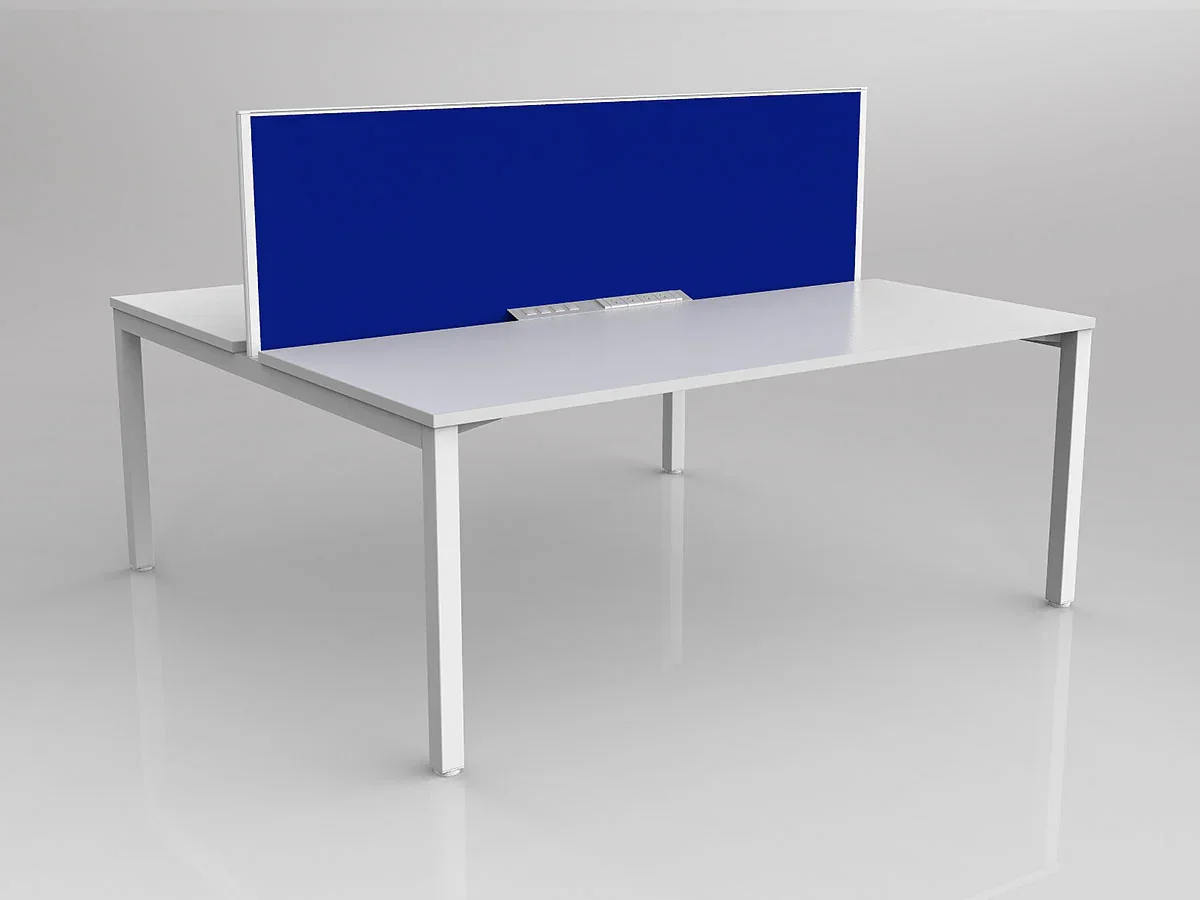 OL Axis 2 User Double Sided Workstation with Screen - Breathe Fabric