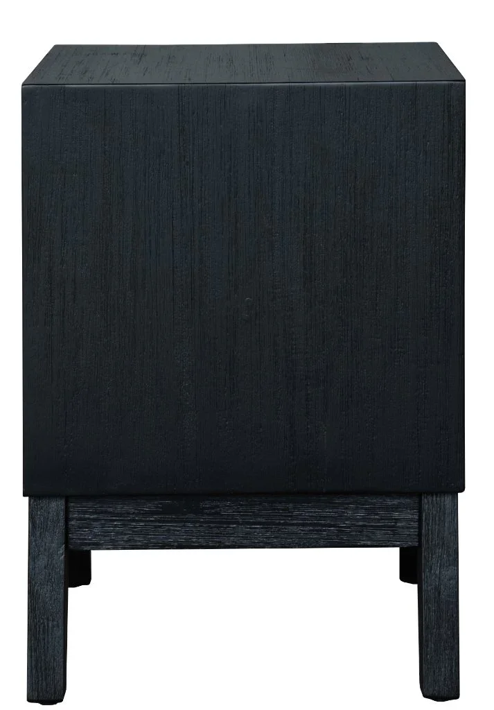 VI Ella Solid Timber 2 Drawer Bedside