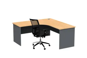 DD CC Plus 2 Piece Radial Corner Workstation thumbnail 1
