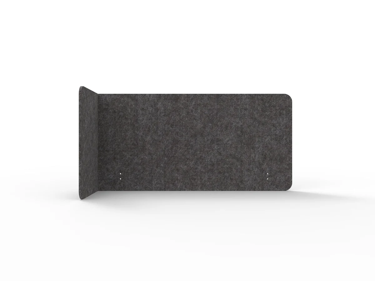 RL Acouline  Quarter Left End Wrap Screen for Workstation