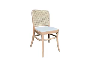 MF New Miami Solid Timber with Rattan Dining Chair thumbnail 4