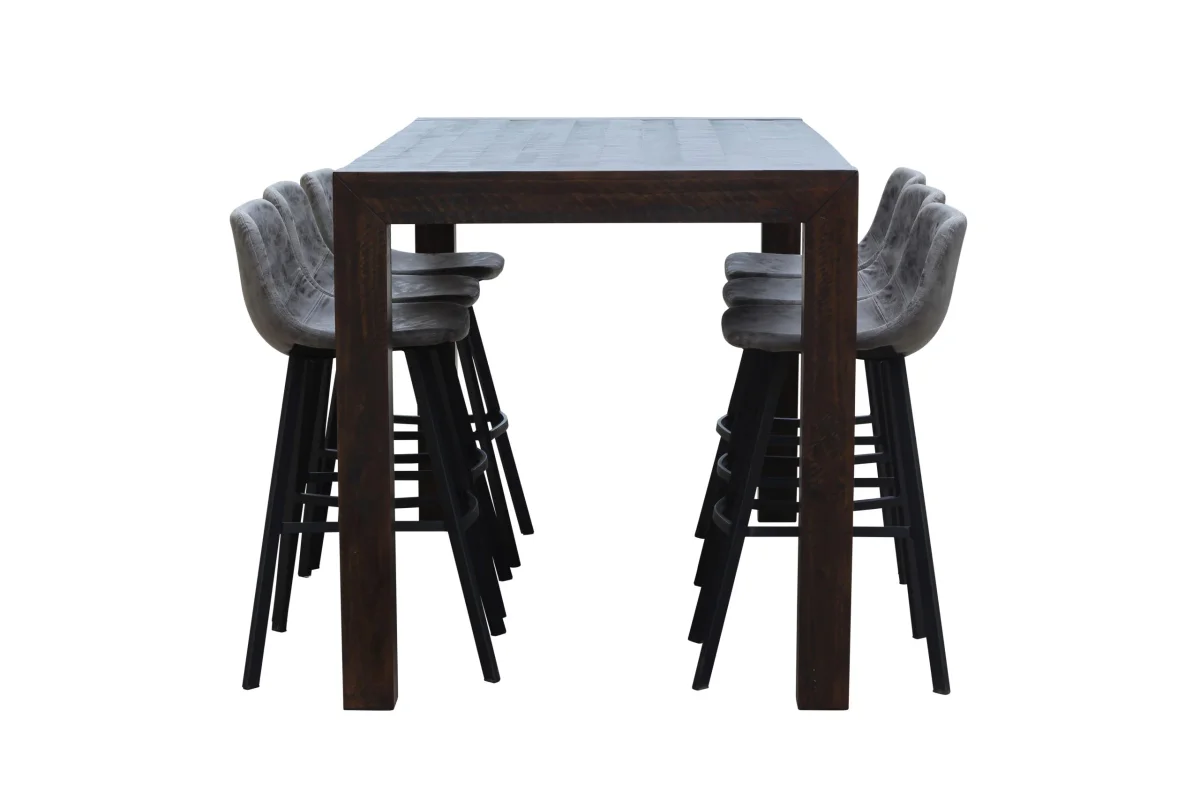 BT Nova PU Leather Upholstered Metal Base Bar Stool