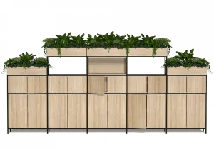 OL Rhodes 20 Door 5 Bay Welded Storage with 15 Planter Box thumbnail 1
